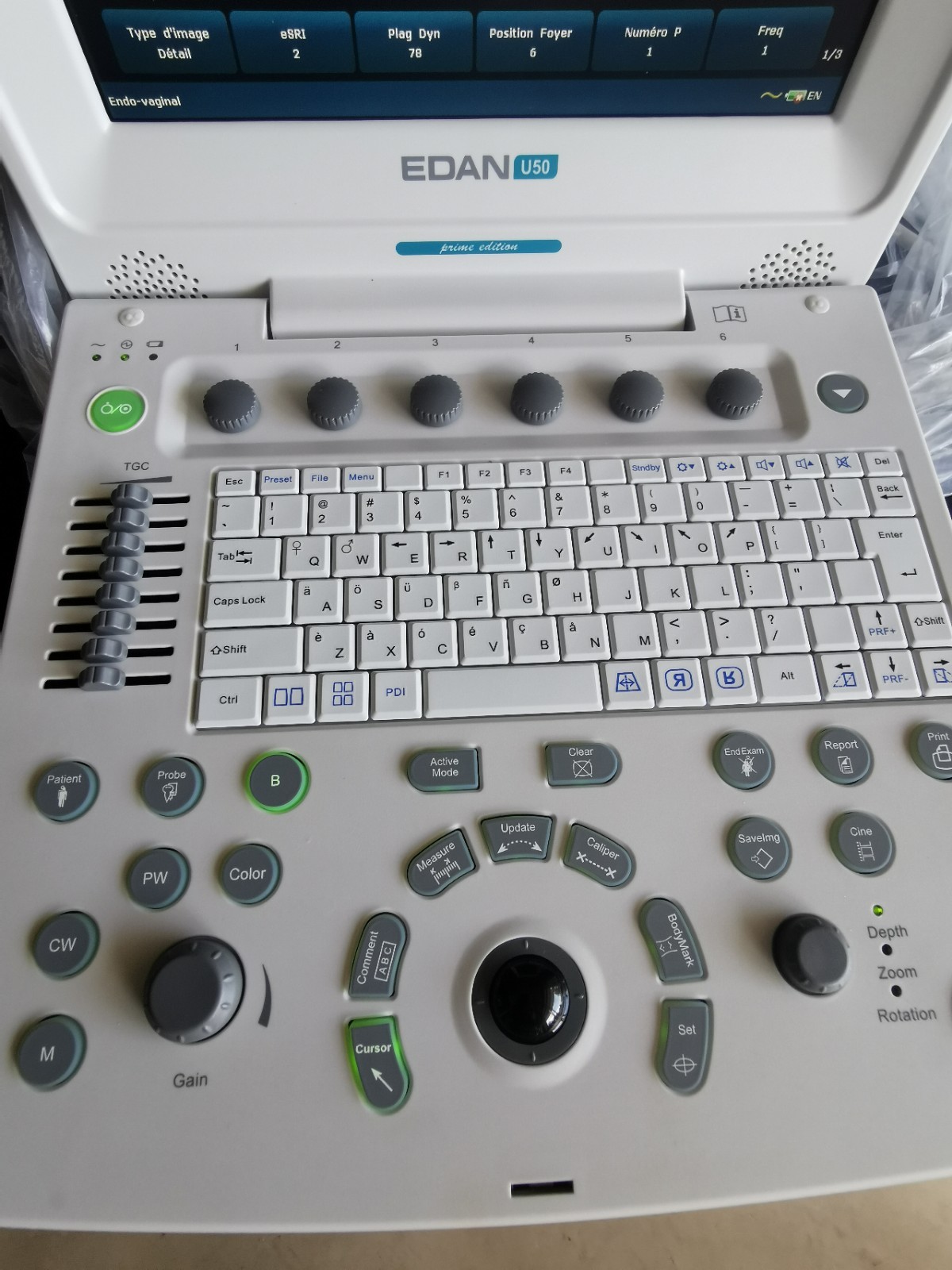 EDAN U50 DEMO Ultrasound System with 2 probes