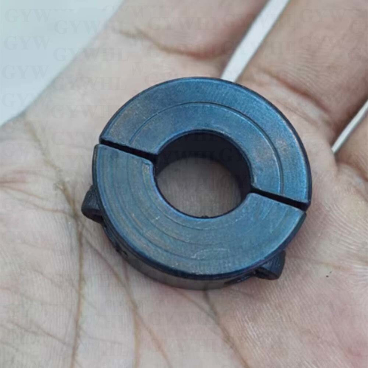 Black 45# Steel Clamp Collar Double Split 6mm To 150mm Shaft Collar With Bolts