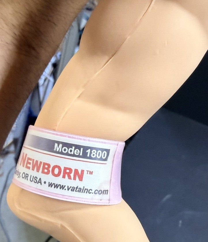 VATA Model 1800 Newborn Pediatric IV Training Manikin Patient Simulator