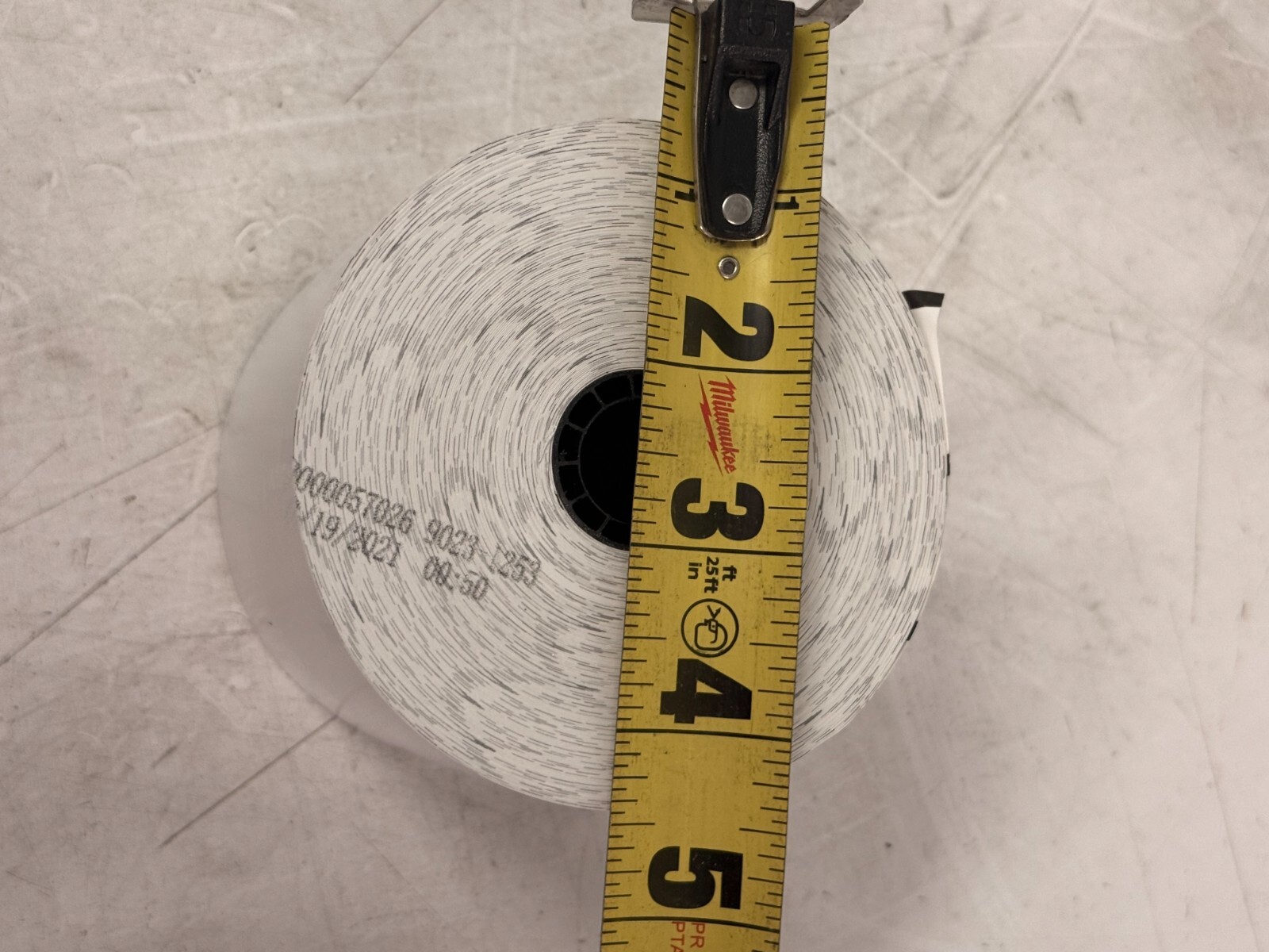 12 Rolls Iconex 3-1/8″ x 270′ Standard Sticky Media Linerless Labels 9023-1253