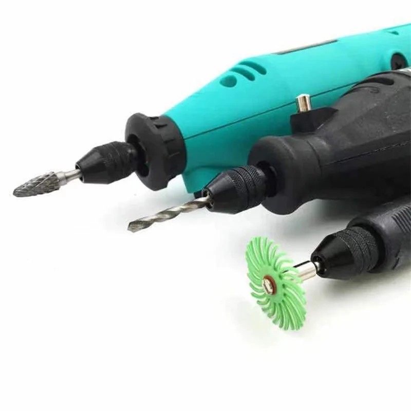 Keyless Drill Chuck 14 Hex Shank Adapter 0.3-3.6mm Quick Change Impact Driver