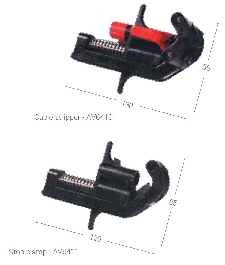 INTERCABLE AV6400 HLS – Cable Stripper for Non-Vulcanized Semicon. Layer 16 – 41