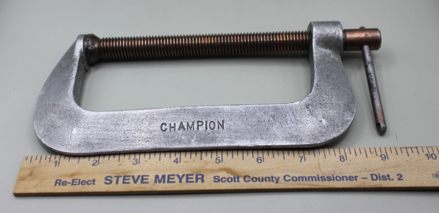 CHAMPION 6″ LIGHT WEIGHT ALUMINUM C-CLAMP