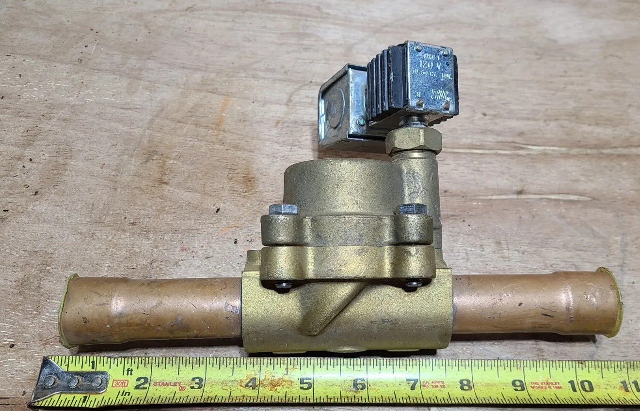 Sporlan E35S190-HP Solenoid Valve With 120 Vac Coil. 1-1/8” ODF,