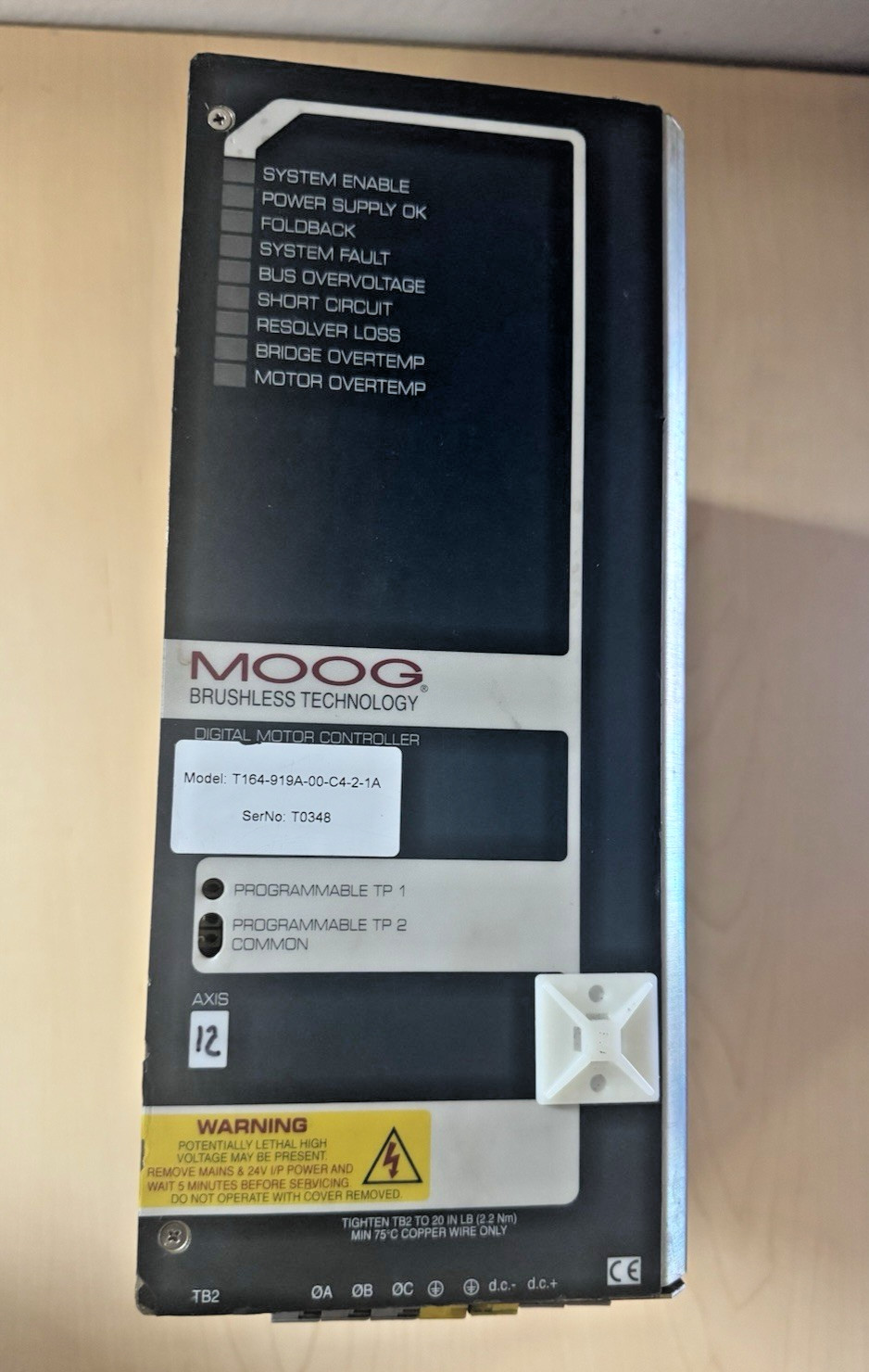 MOOG T164-919A-00-C4-4-1A Digital Motor Controller Servo Drive 48kW