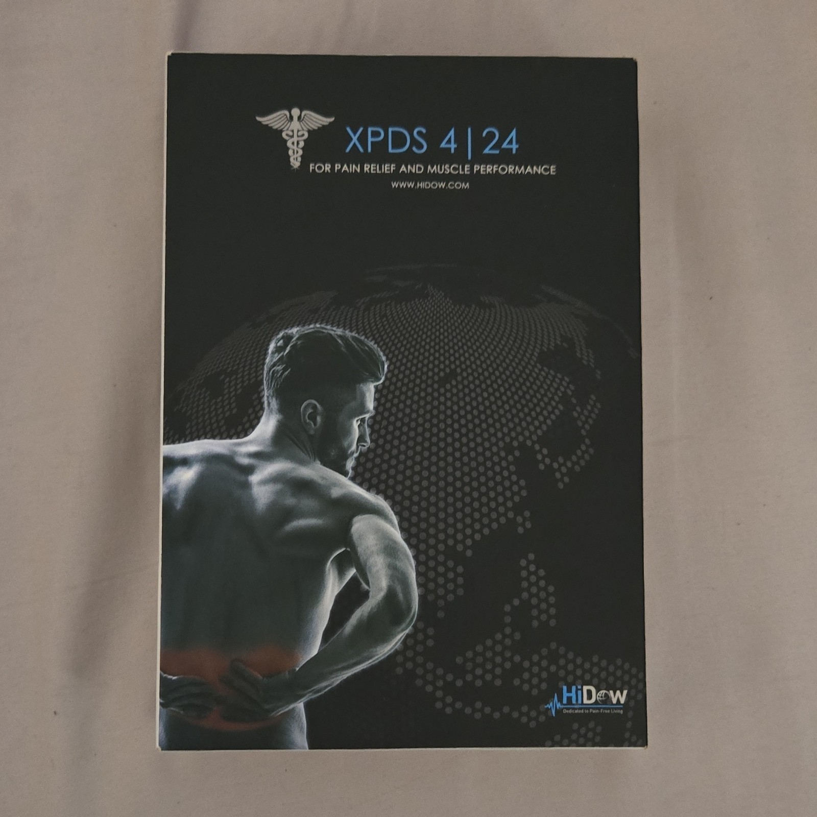 HiDow XPDS 4|24 TENS/EMS Unit for Pain Relief, 4-Channel Handheld