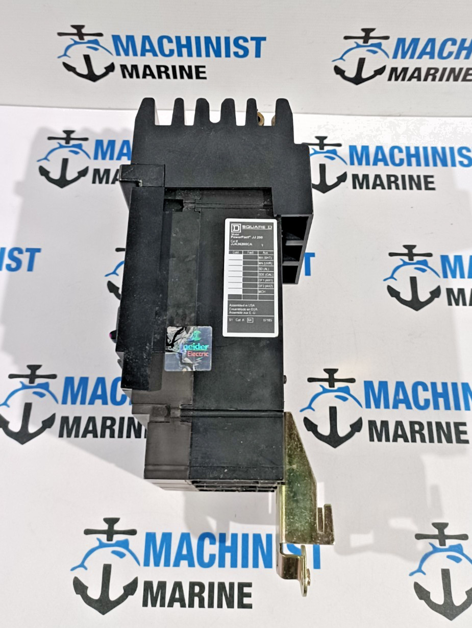 SQUARE D POWERPACT JJ 250 JJA36200CA 200A 3P CAT A CIRCUIT BREAKER 07184 J FRAME