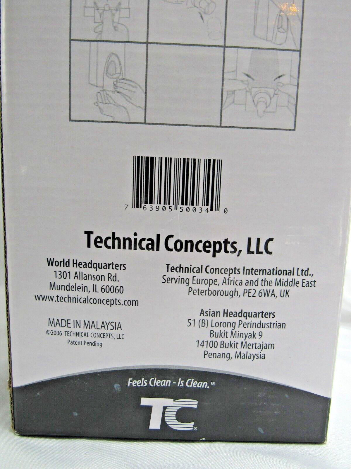 TC Enriched Foam Dispenser 800ml Black Dispenser with hardware