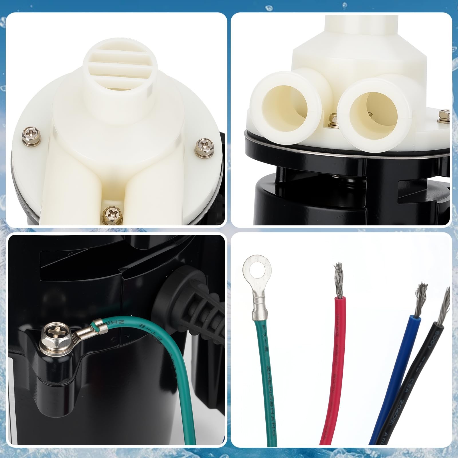 Water Pump Motor Assembly For Hoshizaki Ice Machine KM-450 KM-900 APTA92P10WD1