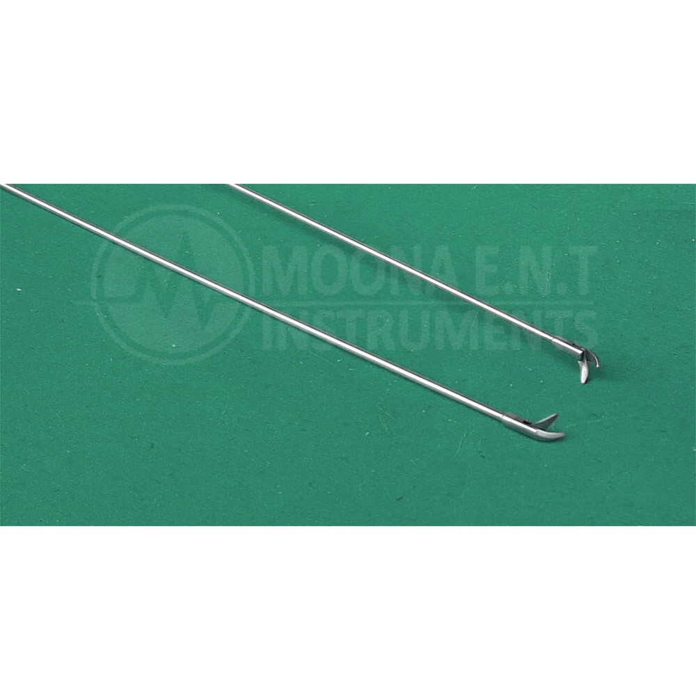 Laryngeal Scissors Set Right & Left Curved Tips, Working Length 23cm ENT Surgery