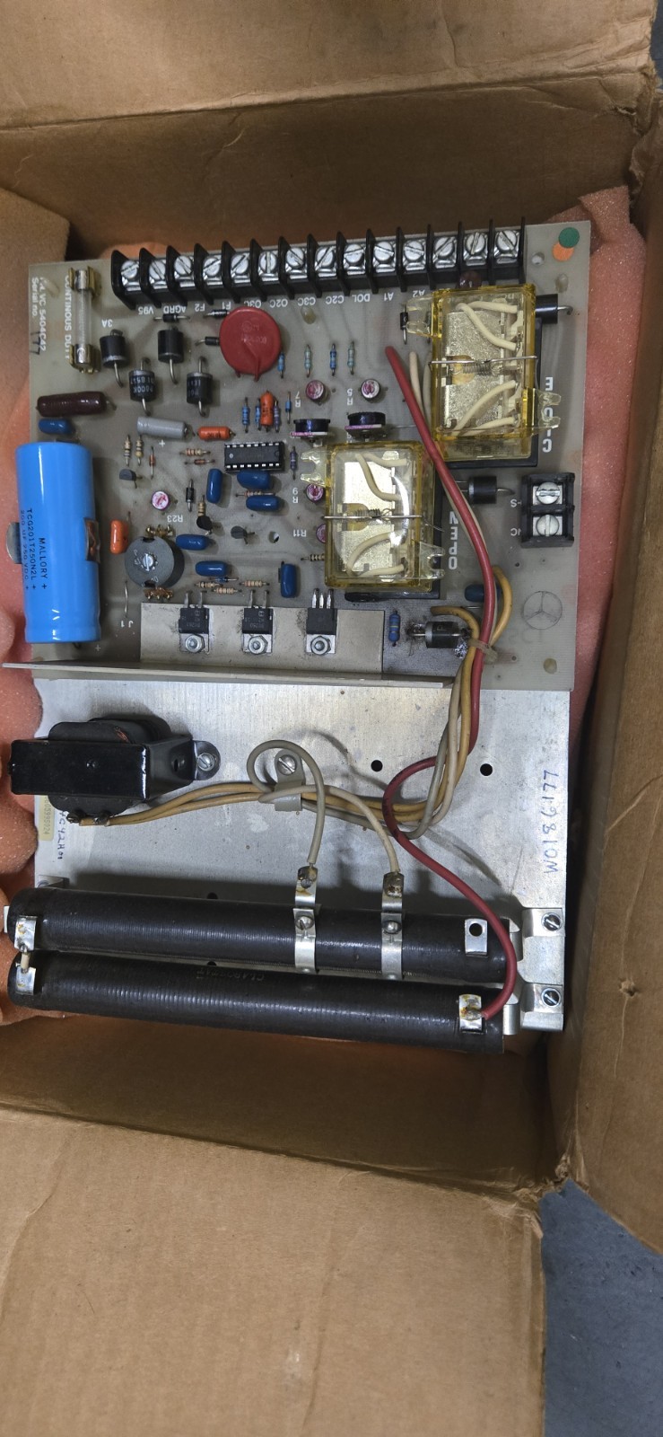 New Westinghouse / Schindler Hy Door Operator Control VAC Board Relay Hydro