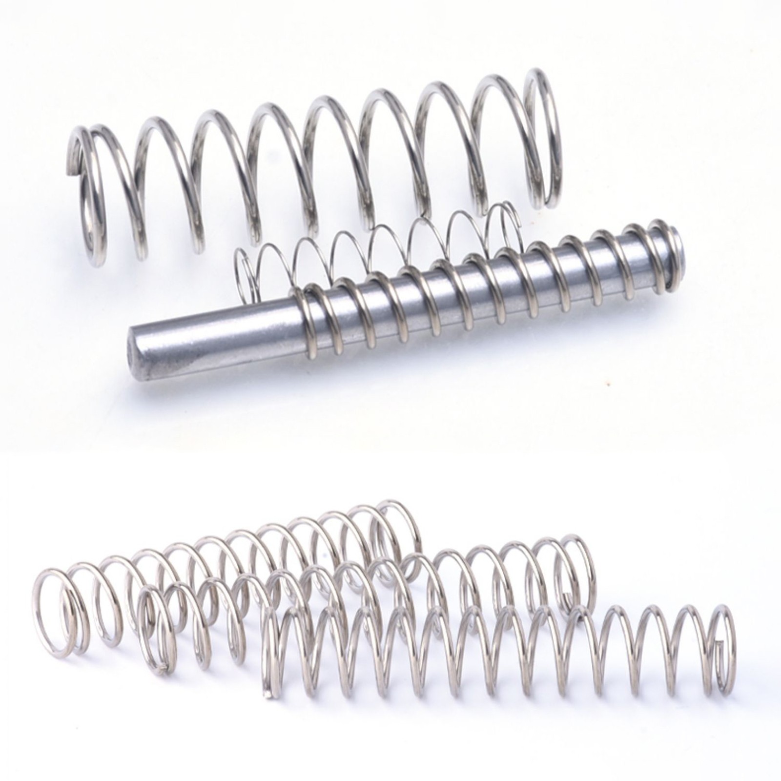 304 Stainless Steel Compression Spring Wire Dia 0.6mm Small Pressure Spring