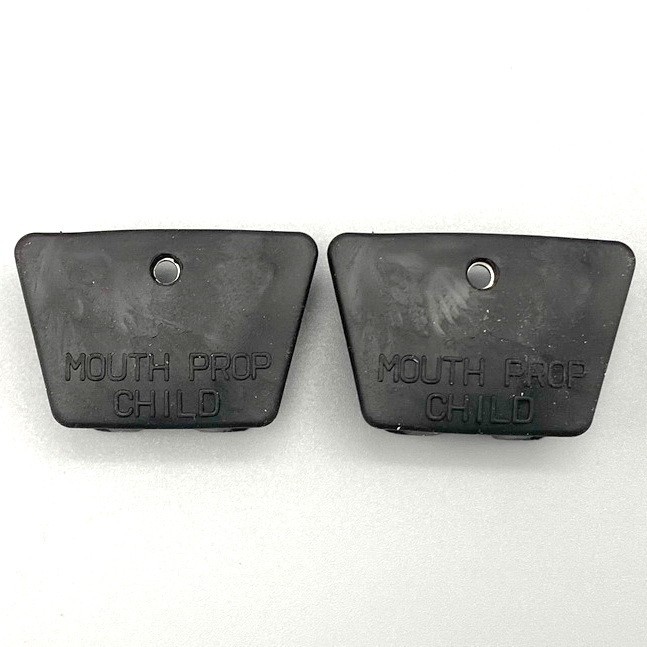 2pcs Dental Silicone Mouth Prop Bite Blocks Tongue Piercing Medium Child