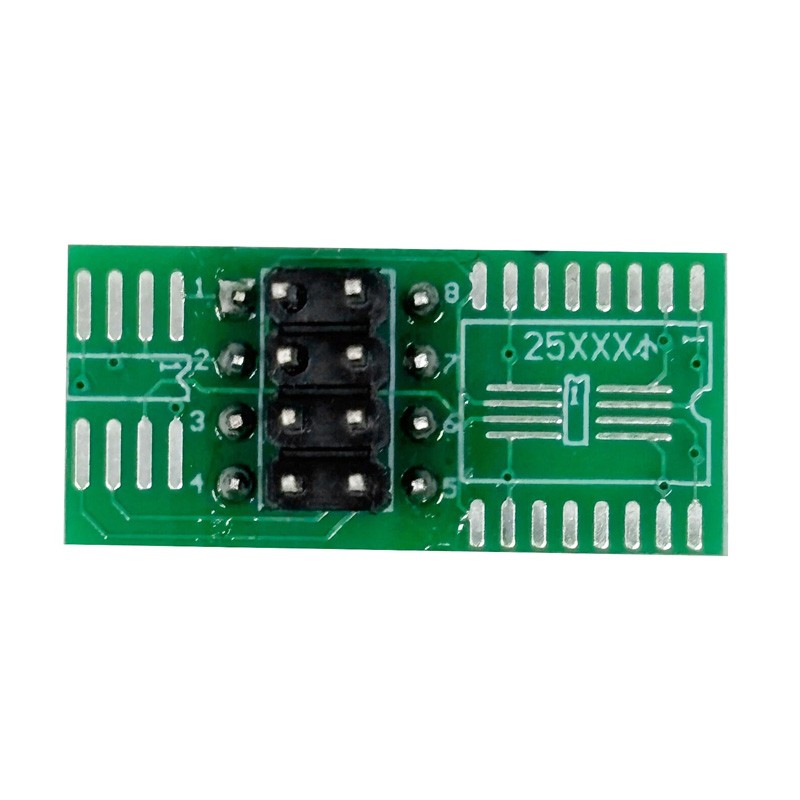 CH341A For 24/25 Series BIOS Flash USB Programmer Set w/ SOIC8 Clip+1.8V Adapter