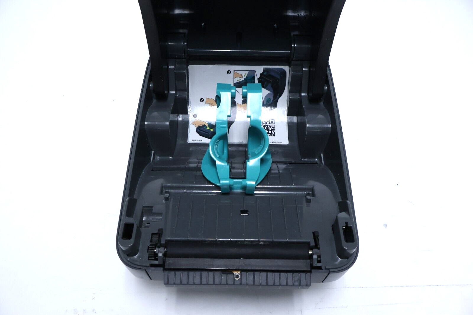 Zebra GX420t USB Thermal Label Printer GX42-102410-000 w/ Power Adapter