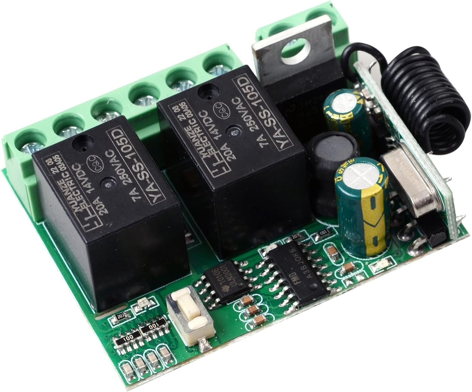 DC 8V 12V 24V 36V Motor Remote Switch for Linear Actuator, 433Mhz 10A Motor