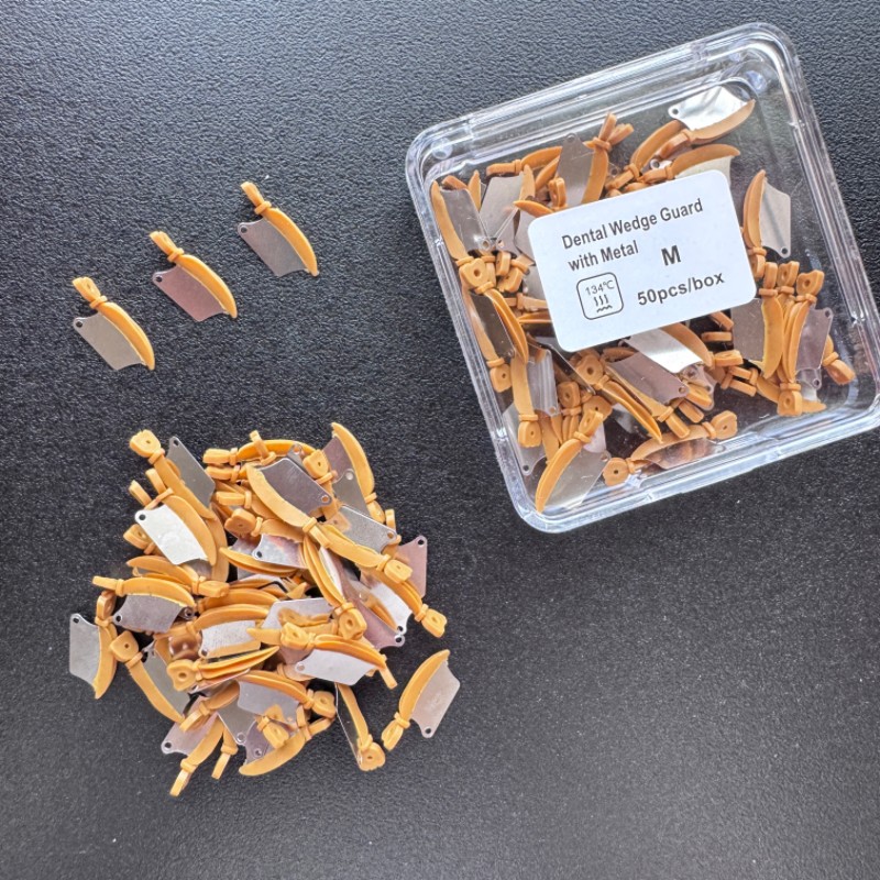 50Pcs Dental Tooth Prep Interproximal Diastema Wedge Guard Matrix Fender Wedges