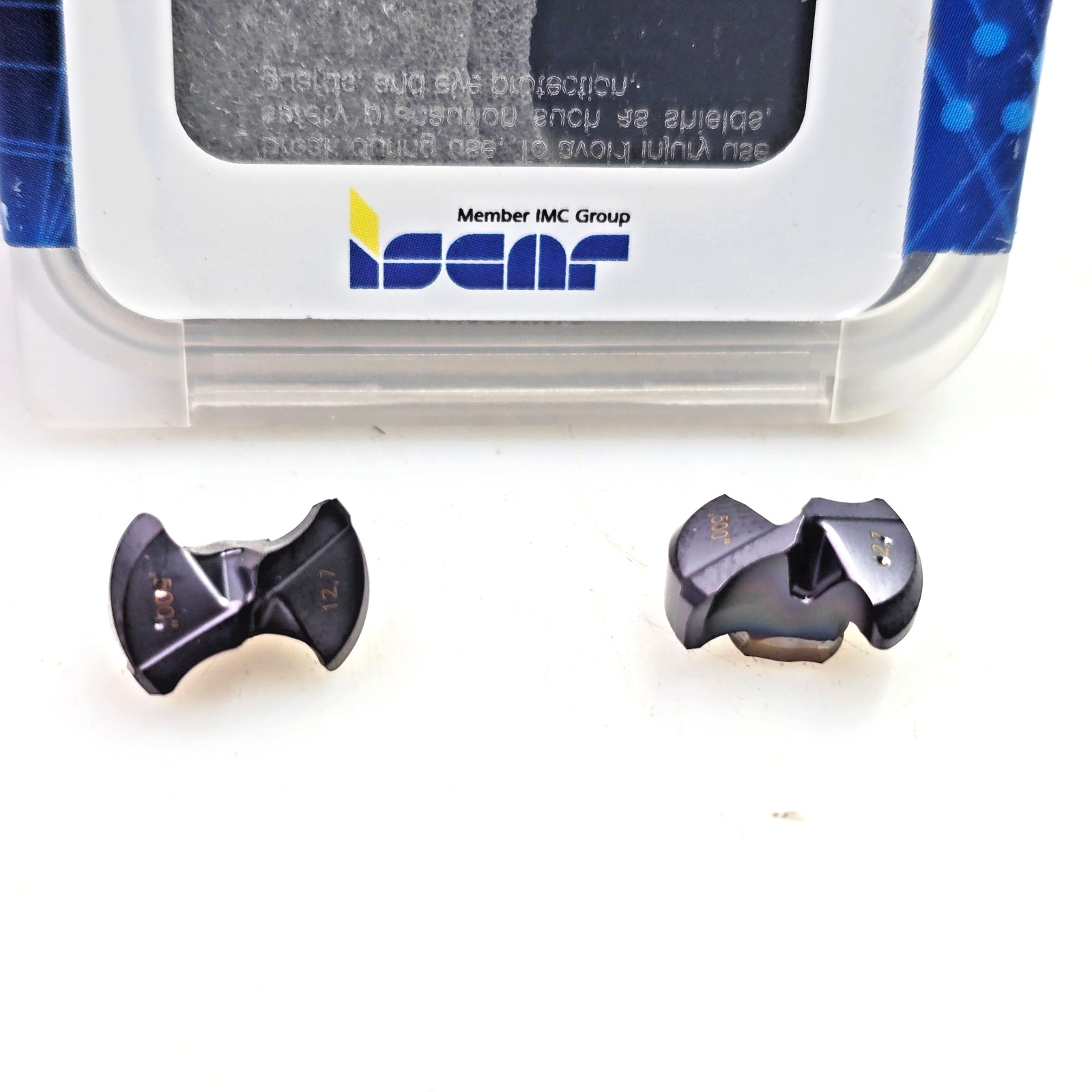 Iscar 0.5″ (12.7mm) IDI 0500-SK IC908 IDI 127-SK Carbide Drill Inserts (2 pcs)