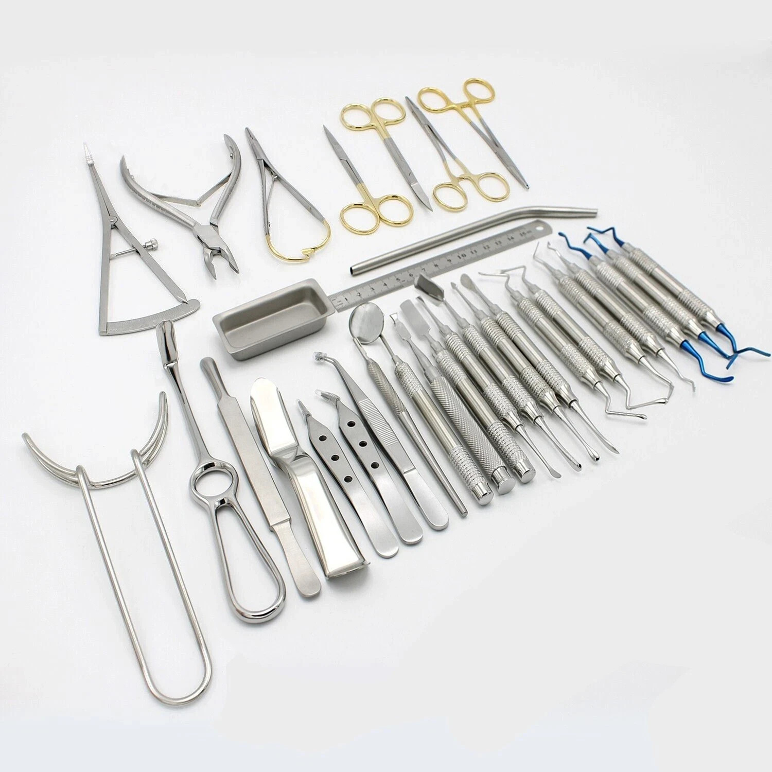 Periodontal Instruments Kit Dental Implants Surgical Orthodontics 33 PCS