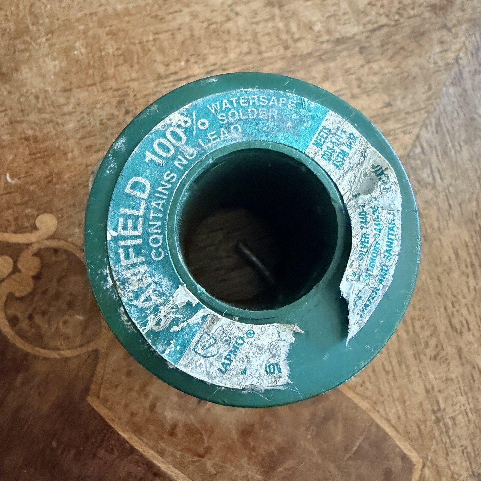 Canfield 100% Watersafe Lead Free Solder Wire Spool – Partially Used 11.3 oz