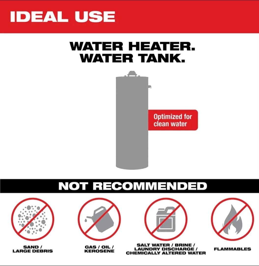 Milwaukee 2771-20 M18 18V Cordless Li-Ion Water Transfer Pump – Bare Tool