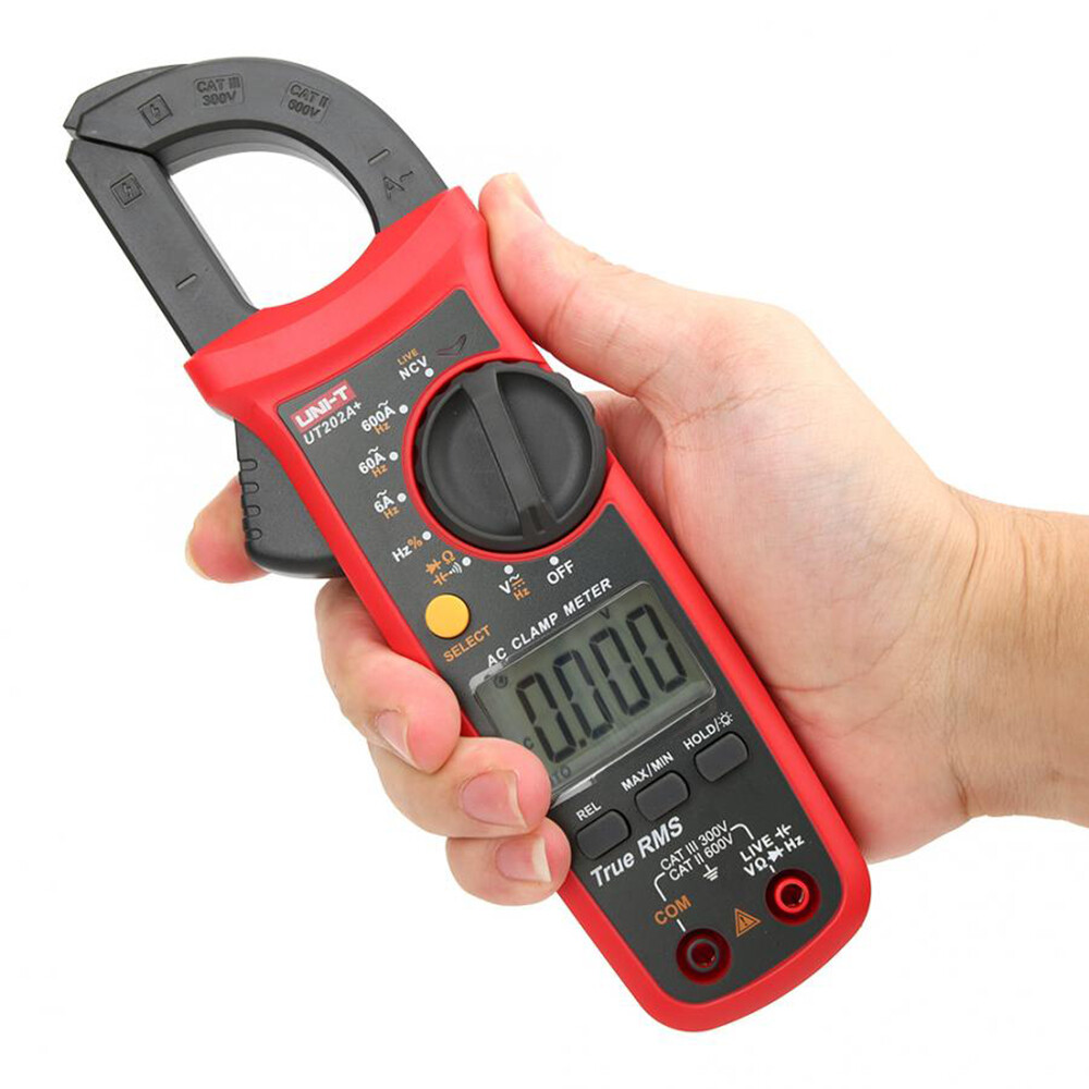 UNI-T UT202A+ Voltage 600A AC Current Resistance Digital Clamp Meter multimeter