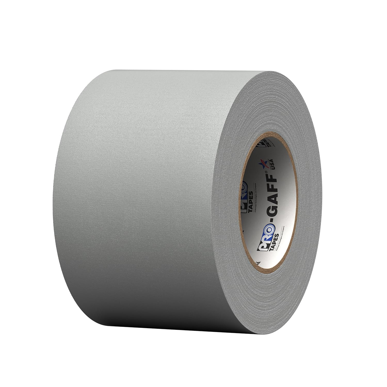 Premium 4″ Matte Gaffer Tape – Rubber Adhesive, 55 Yds, Grey, 11 Mils Thick