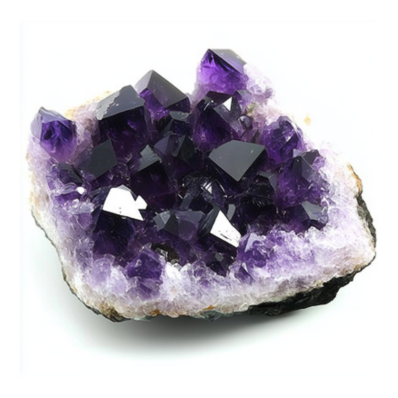 WYJHYZN Amethyst Crystal 2PCS (Approx. 0.882lb–1.15 lb, 0.79”–3.15”) Raw Purple