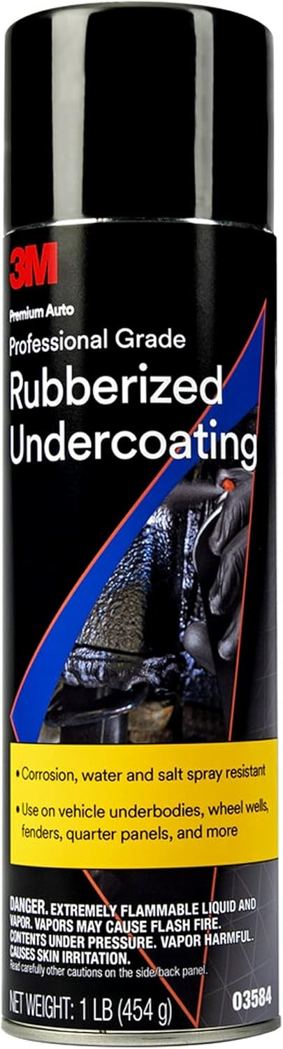 Professional Grade Rubberized Undercoating Corrosion Water Salt Resistant 16 Oz