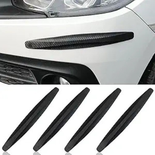 Widened Anti-Collision Bumper Guard Strips, Anti-Scratch Corner P Color: Black