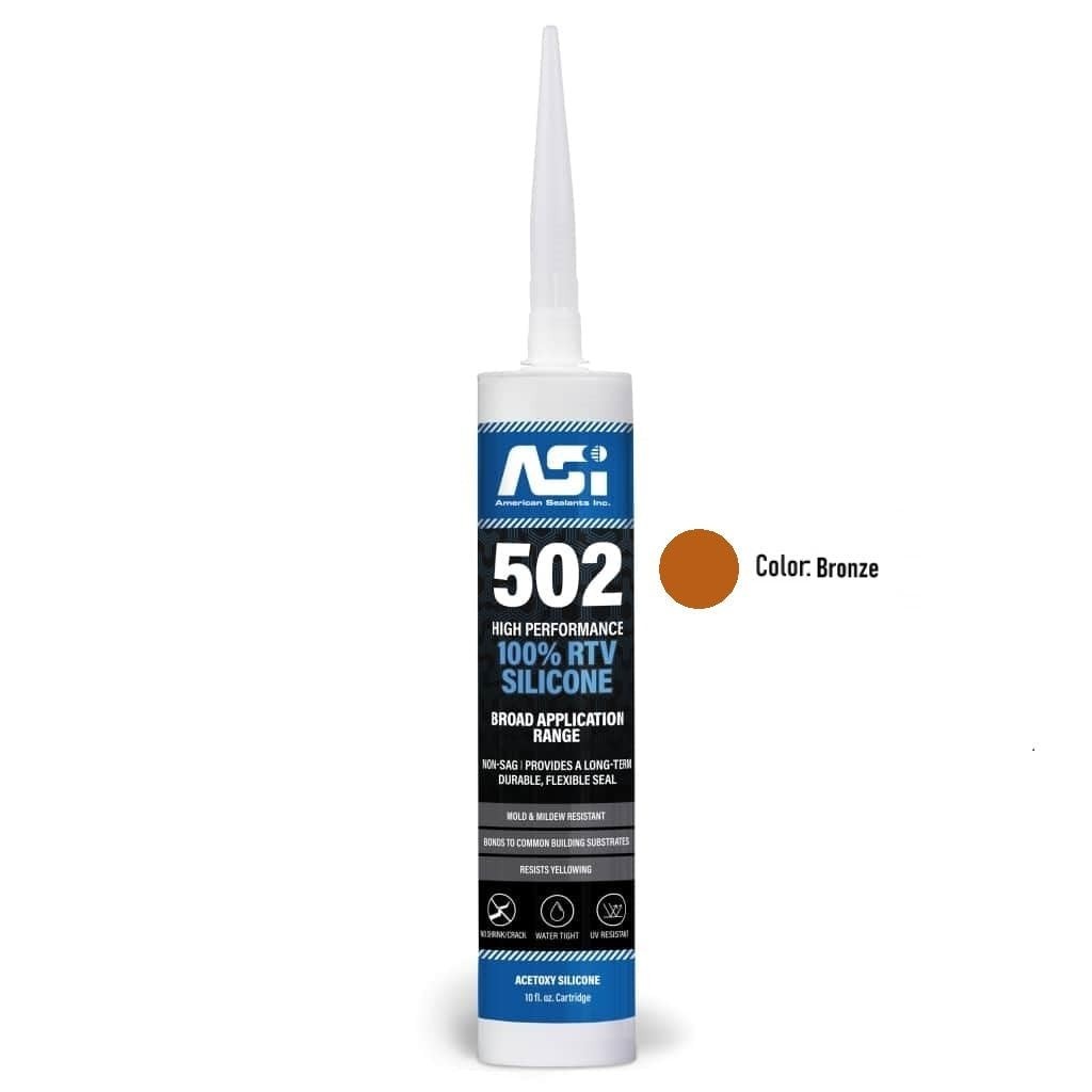 100% RTV Silicone Sealant 2.8oz – Clear, Waterproof for All Surfaces