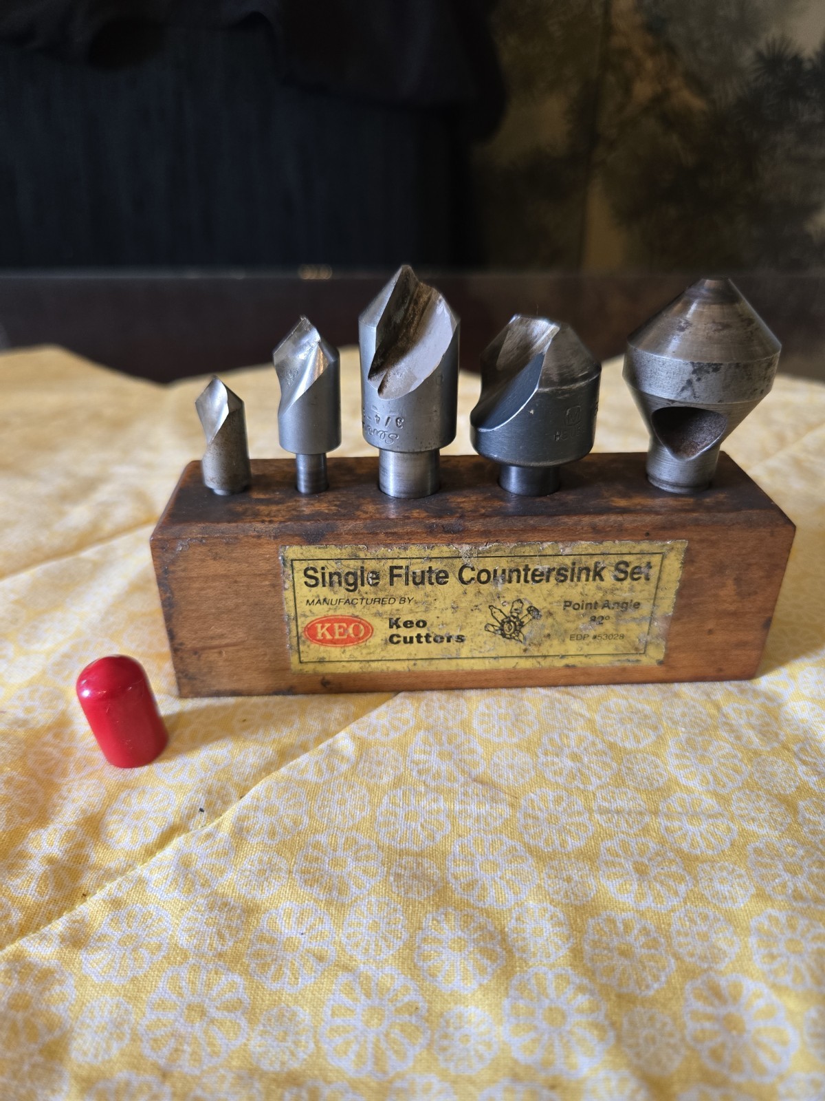 19 Assorted HSS Countersinks -Various Sizes & Styles (As Shown)