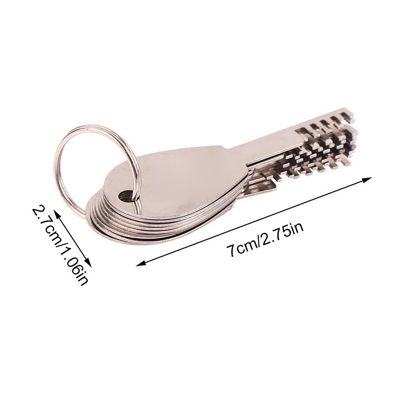 Stainless Steel Comb Lock Tools 9In1 Full Set Repair Tool Bypass Method