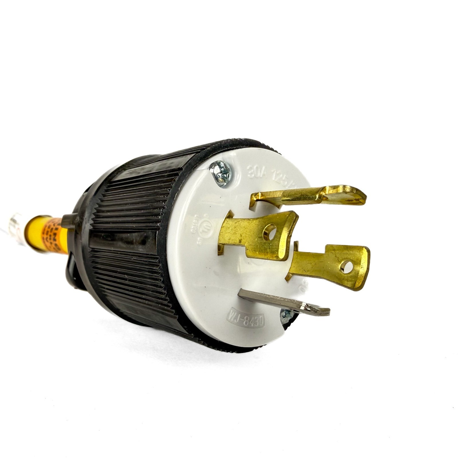 Prime 3′ Generator ‘Y’ Adapter – 30 Amp Plug to Two 5/20 Receptacles