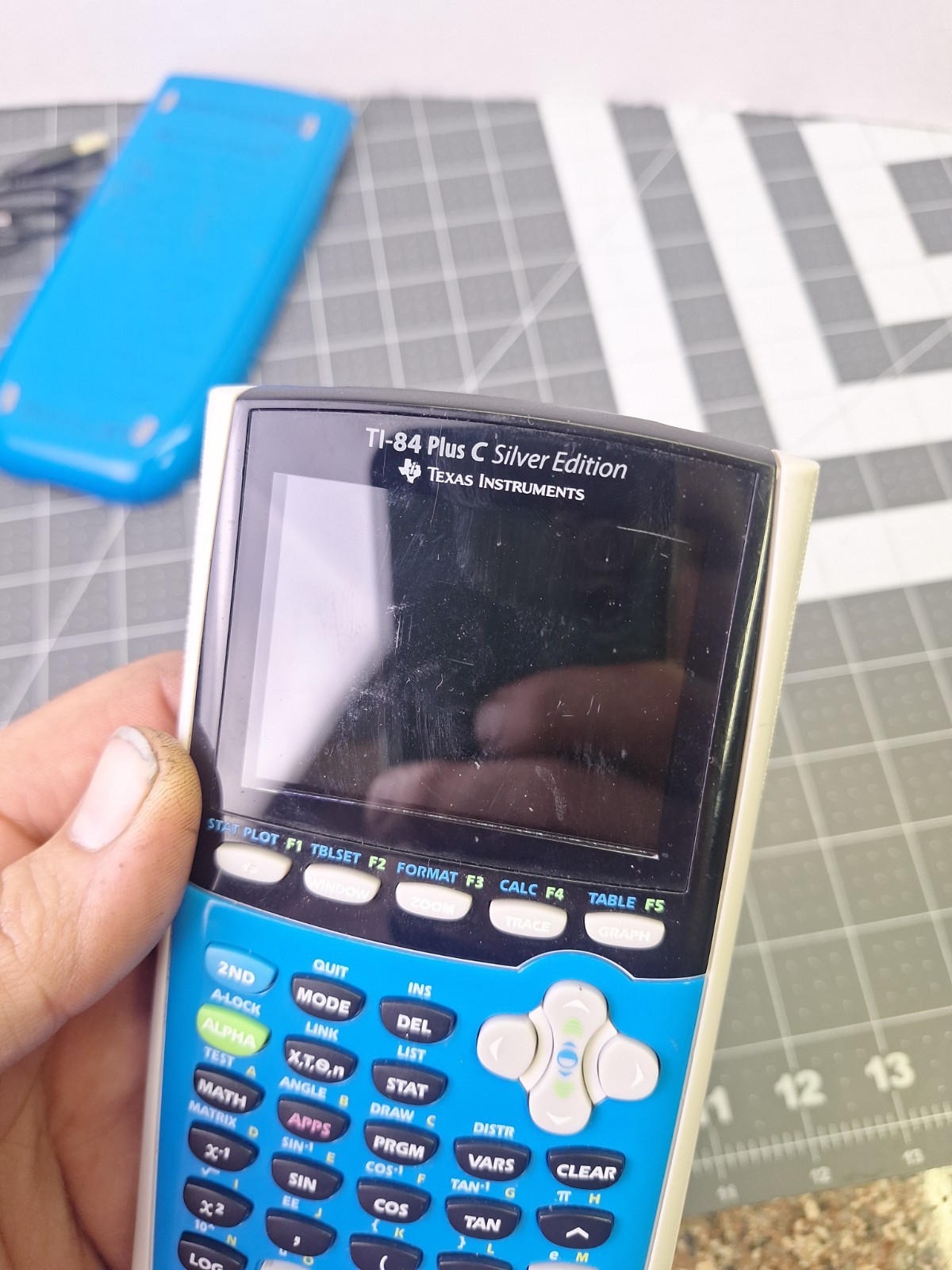 Texas Instruments TI-84 Plus C Silver Edition Graphing Calculator With Cord