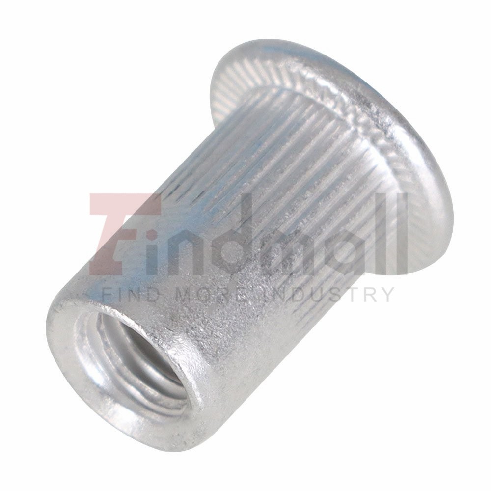 M6 6mm Flat Head Aluminum Rivet Nut rivnut Insert Nut Pack Of 100