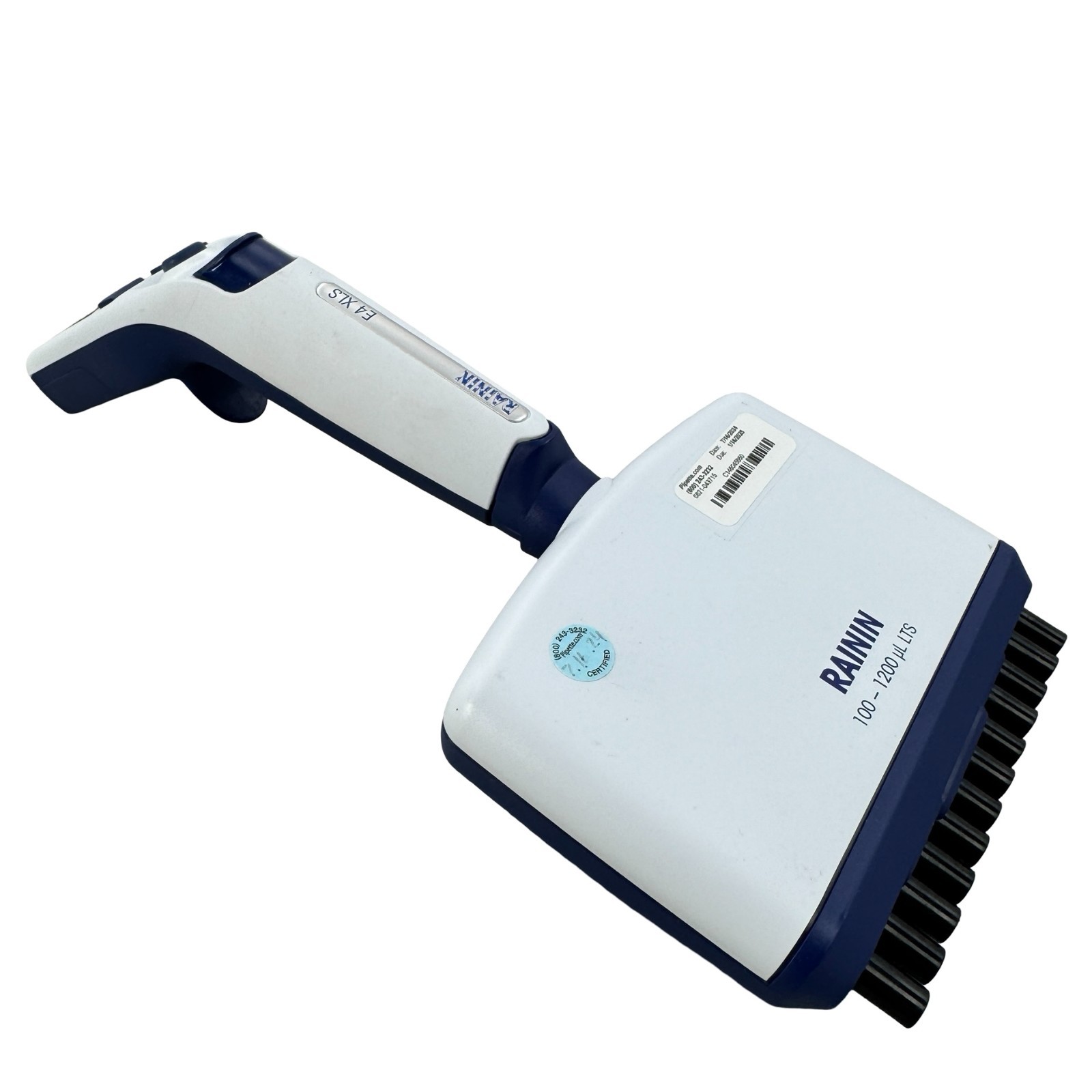Rainin E4 XLS 12Ch 100-1200µL LTS Electronic Pipette Calibrated 07/2024 RFID