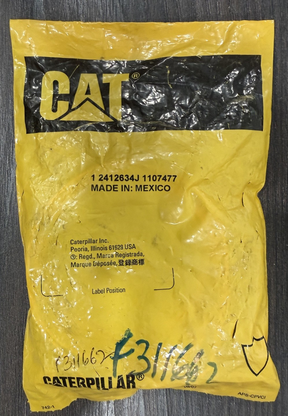 Authentic Caterpillar Cat Clamp 241-2634J 2412634J