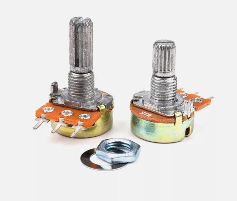 WH148 Variable Resistor Single Potentiometer Pot Lin Linear 3Pin B1K B2K ~ B1MΩ