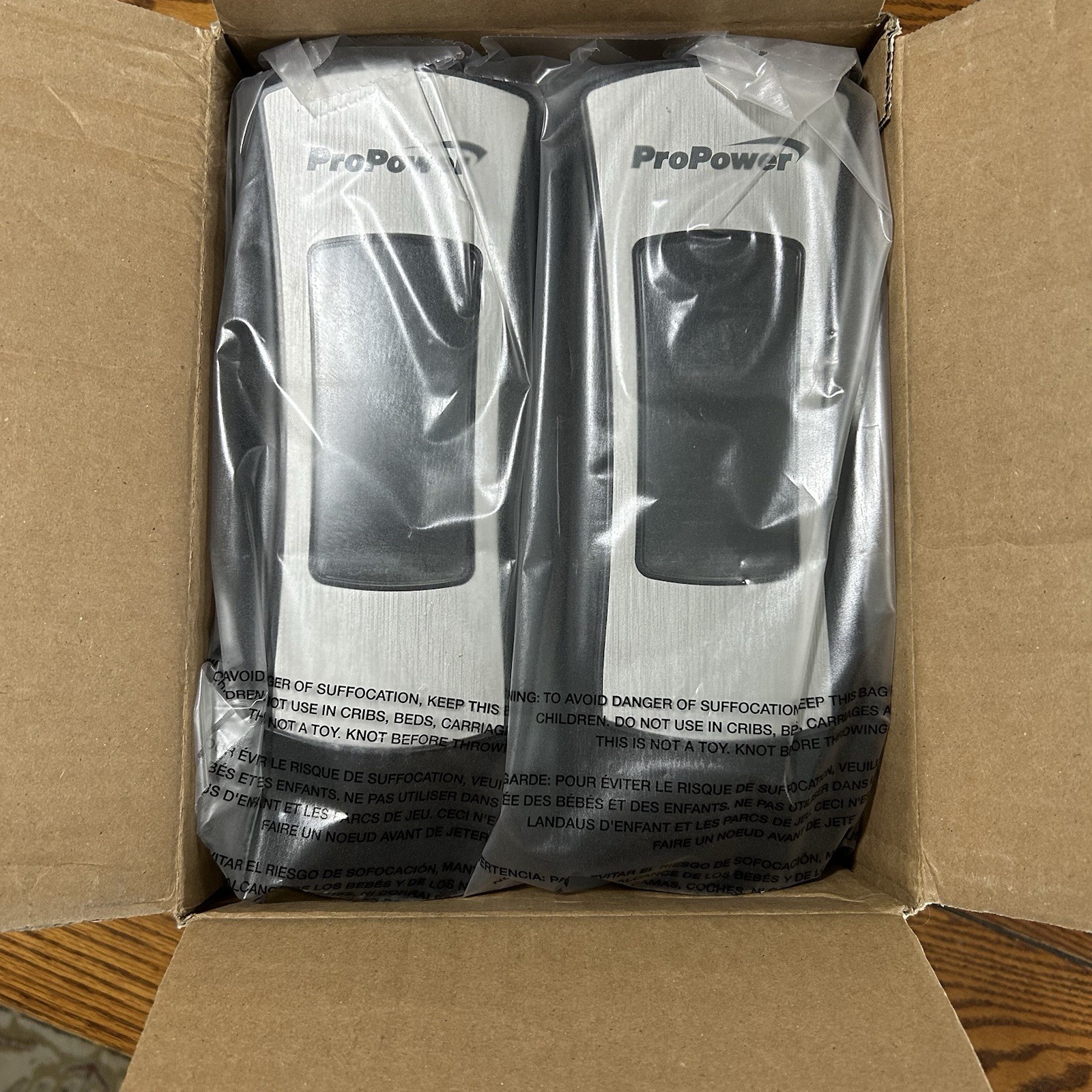 ProPower Manual Soap Dispenser 6-1250mL Black And Chrome Box Of 6 NEW Open Box