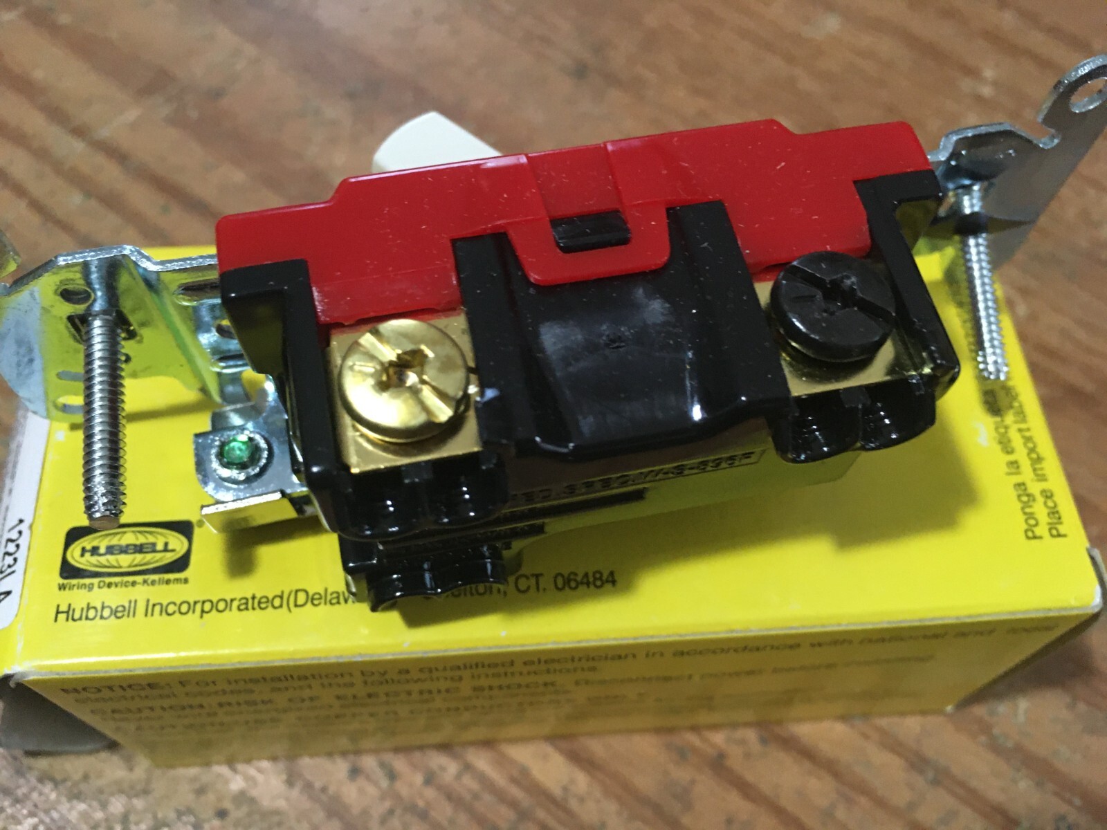 Back and Side Wired Toggle Switch 20A 120 / 277 AC 3-Way Light Almond