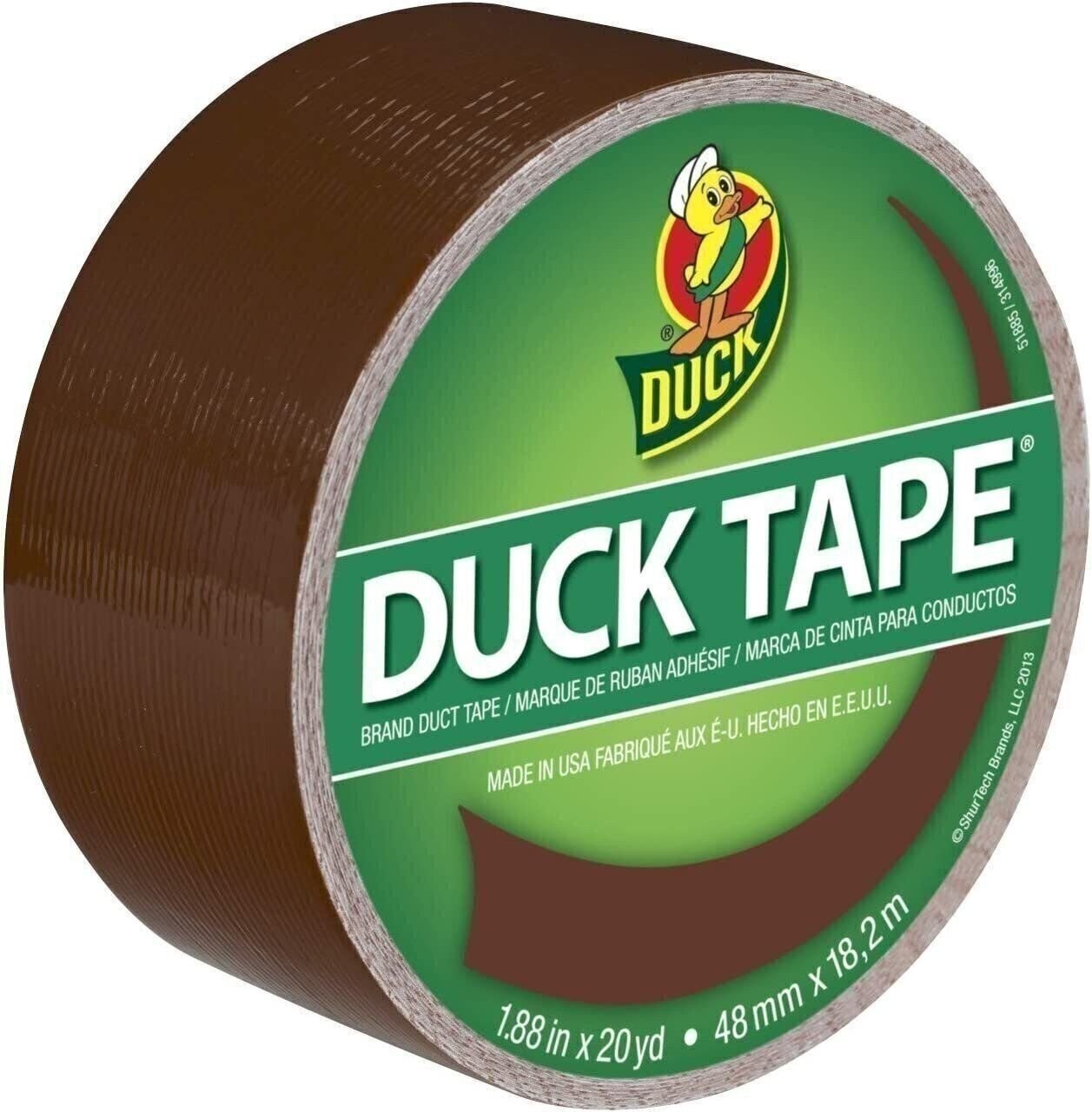 Duck Brand 283264_C Duck Color Duct Tape, 6-Roll, Beige, 6 Rolls