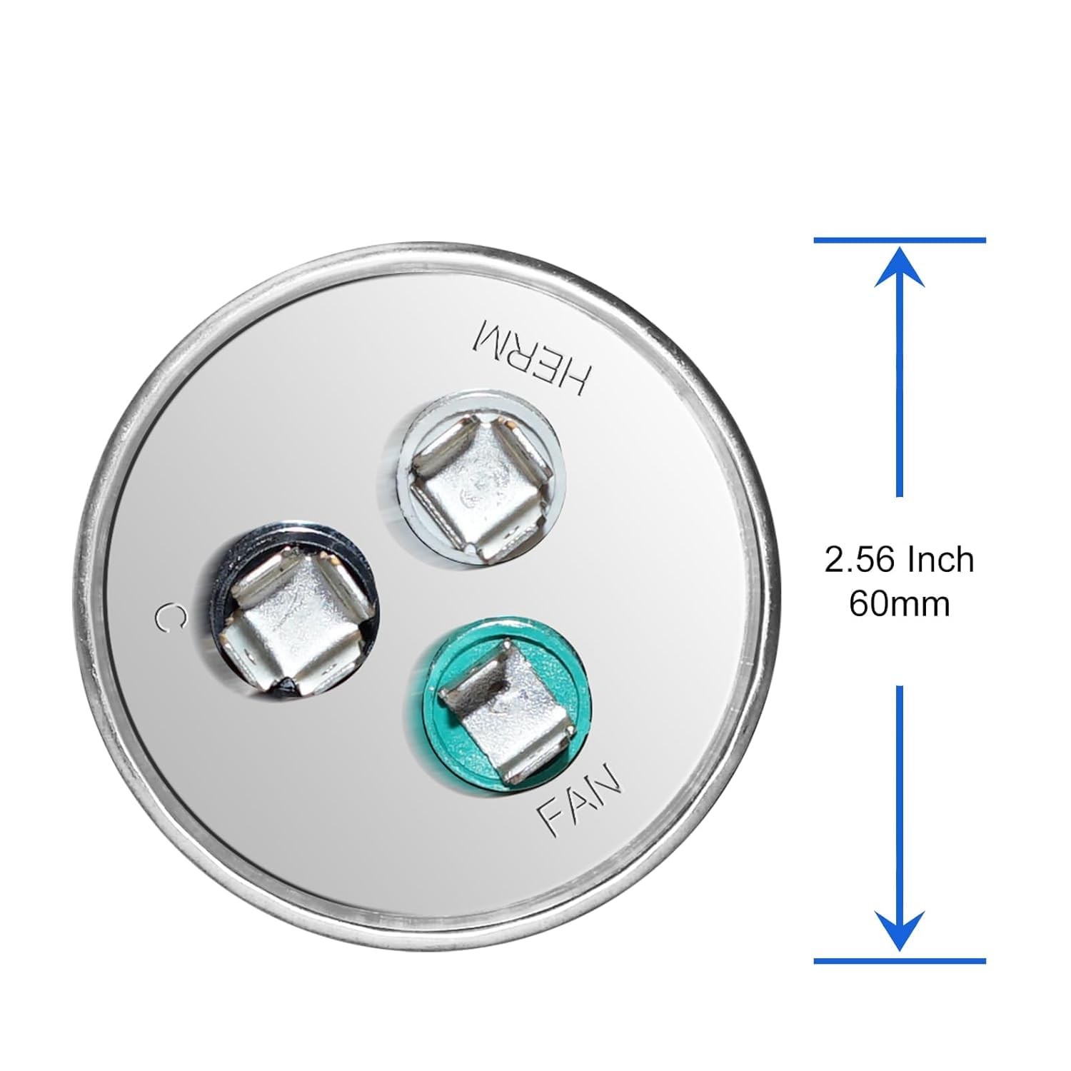 45+5uF 45/5 MFD ±6% 370V/440V CBB65B AC Capacitor, Dual Run Round Capacitor…