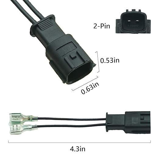 Car Horn Connector Adapter Wiring Harness, 2+2 Pack Pigtail Model: Hyundai/Kia