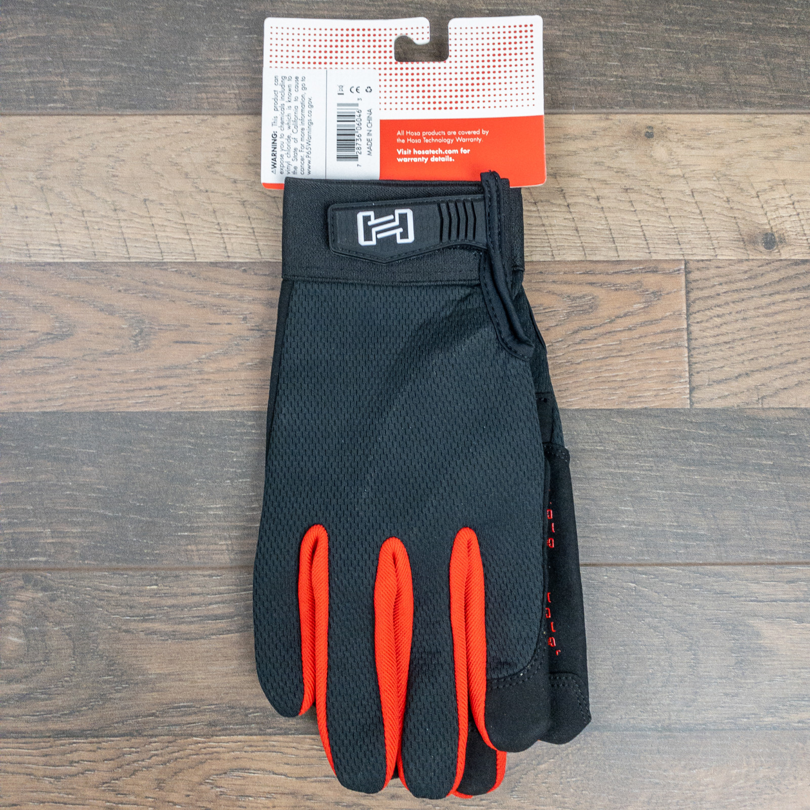 A/V Work Gloves Hosa HGG-100 w/Touch screen synthetic leather tips Choose Size