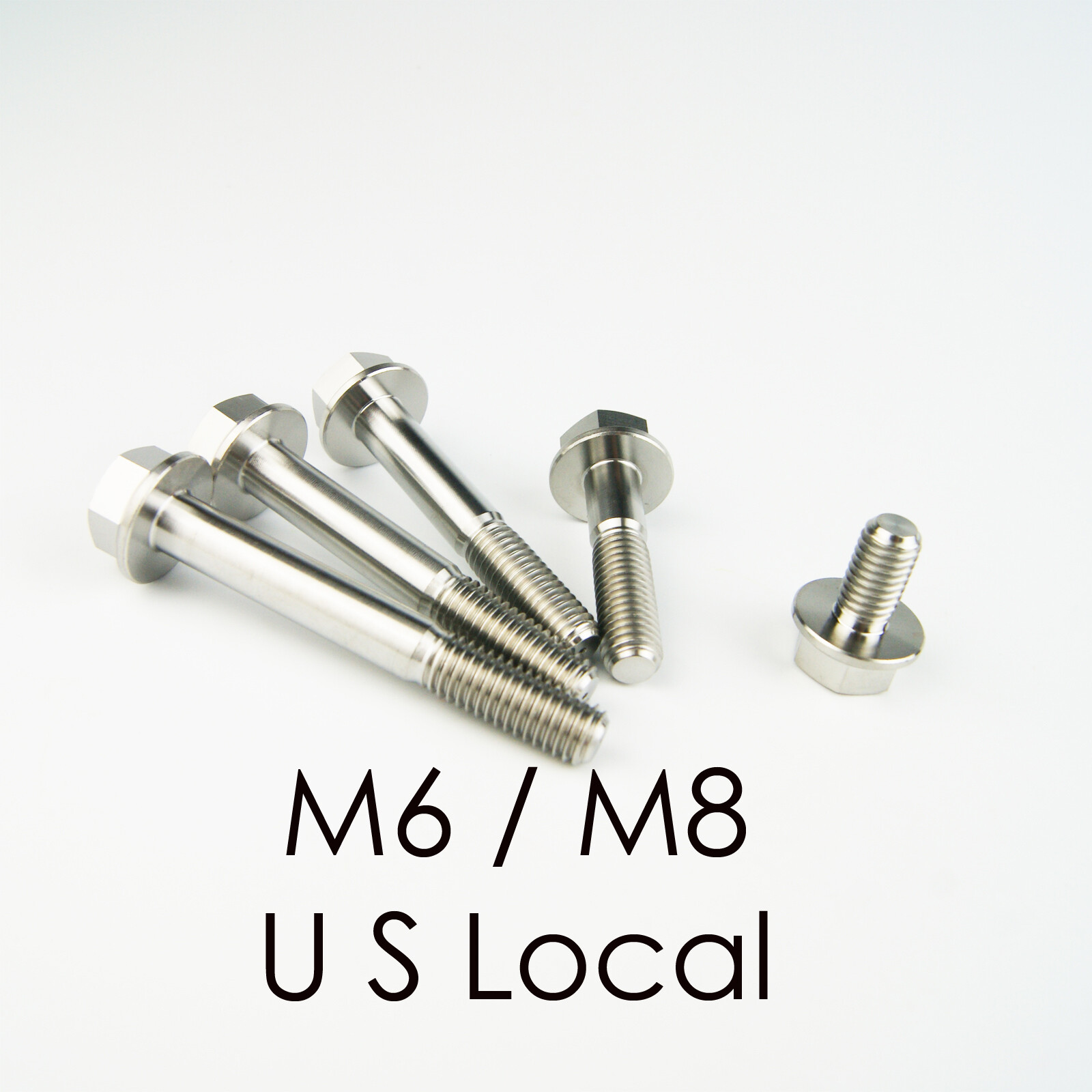 Gr5 Titanium Flange Head Bolts Fastener Hex M6 M8 15 20 25 30 35 40 45 50 55 60