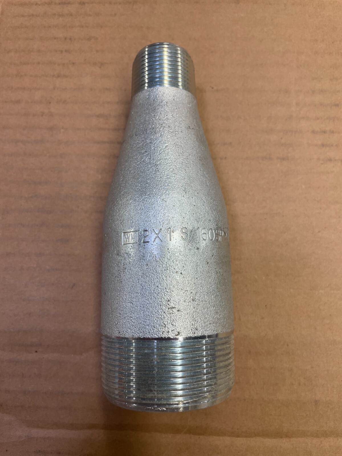 SWAGE NIPPLE 2″ x 1″ Schedule 160 Concentric Thread Both End A234 WPBN SP95 *USA