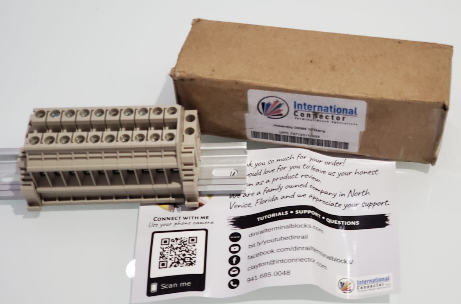 INTERNATIONAL CONNECTOR DK6N 10 GANG ASSEMBLY