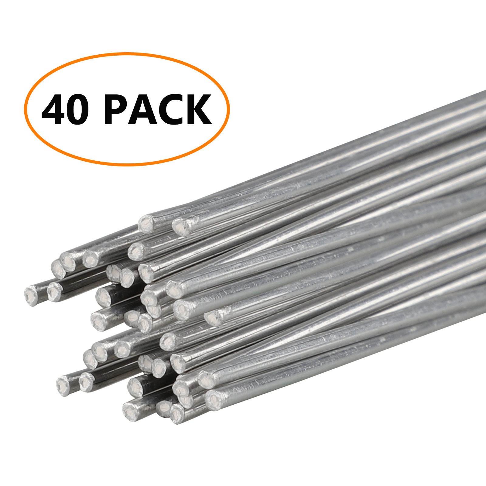20/40pcs 1.6*500mm Easy Melt Welding Rods Low Temperature Aluminum Wire Brazing