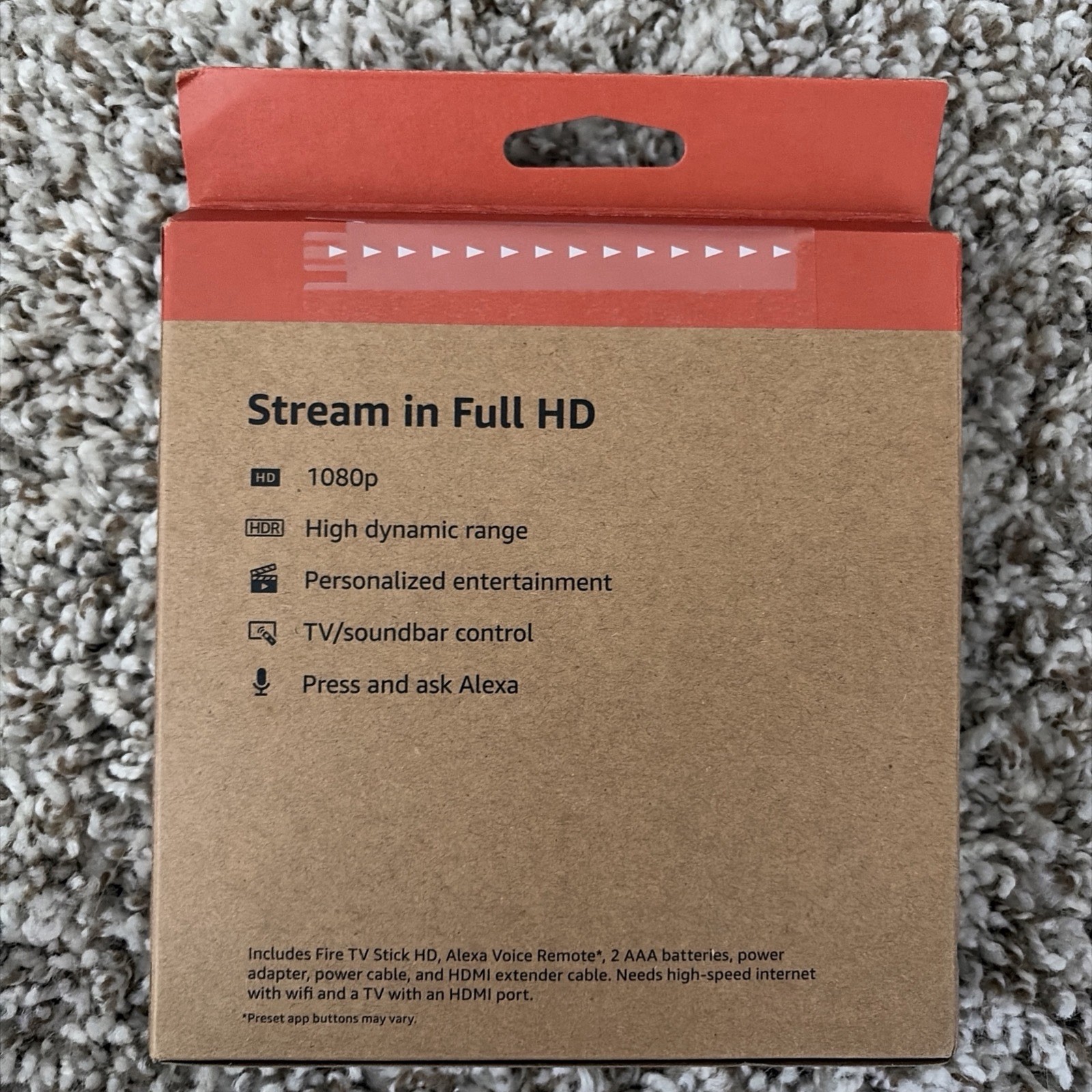 Amazon Fire TV Stick HD 8 GB Wi-Fi 5